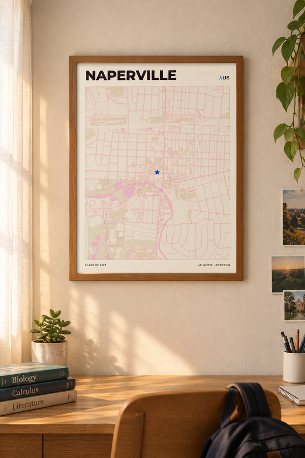 High School Graduation Map Print, Personalized Class of 2026 Gift lifestyle