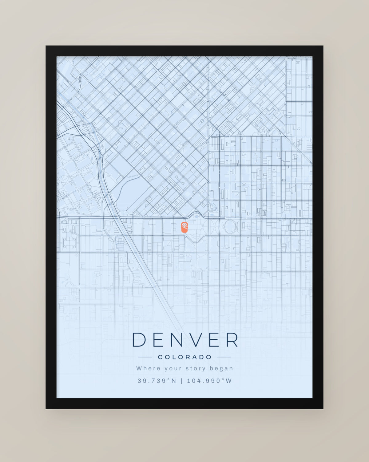 Where You Were Born Map Print, Personalized Baby Birthplace Map