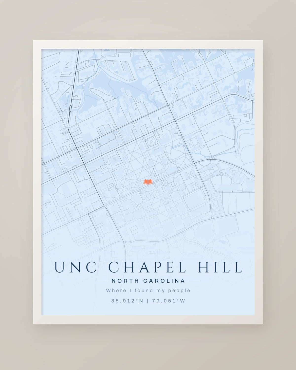 Alma Mater Map Print, Personalized College Graduation Gift