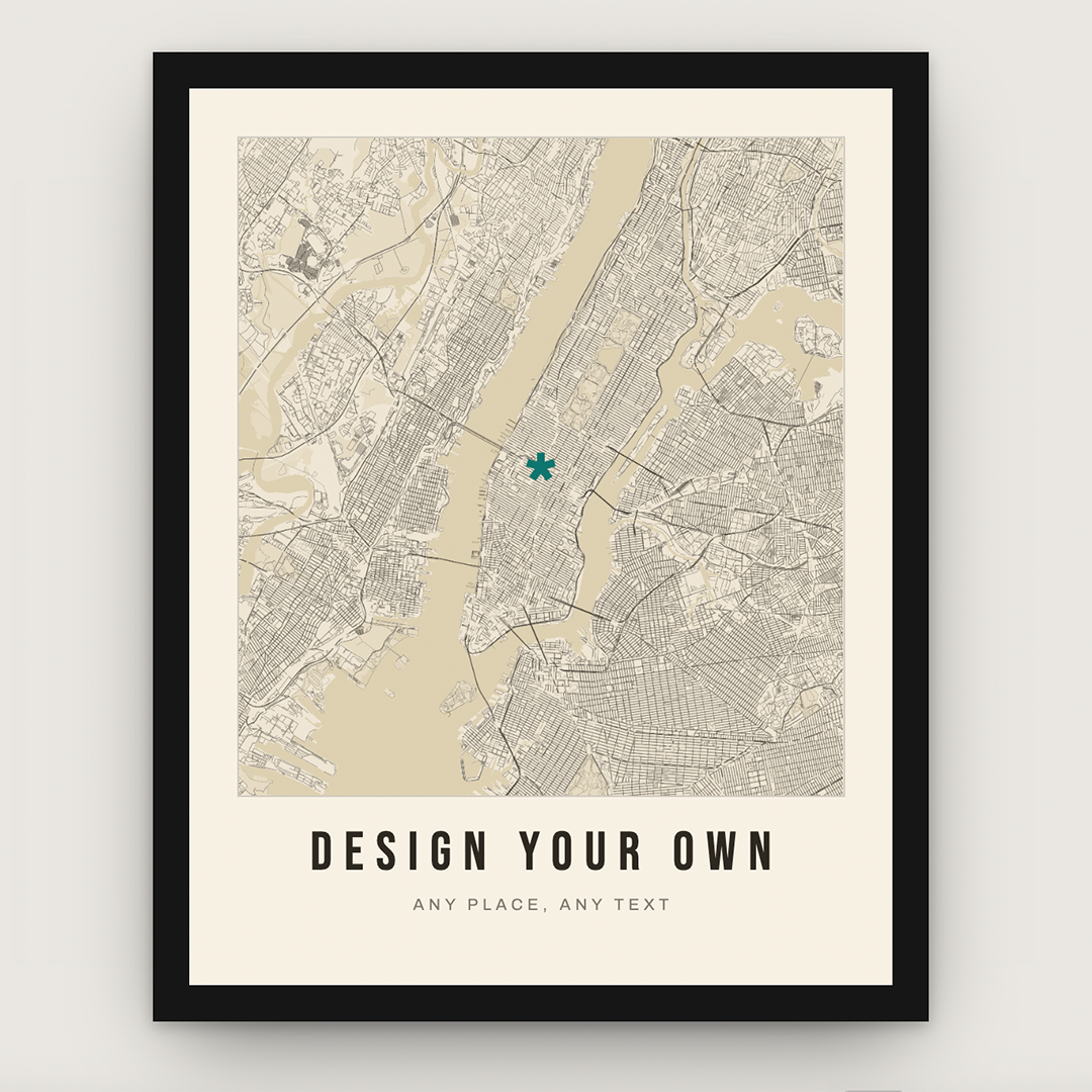 Custom Map Print