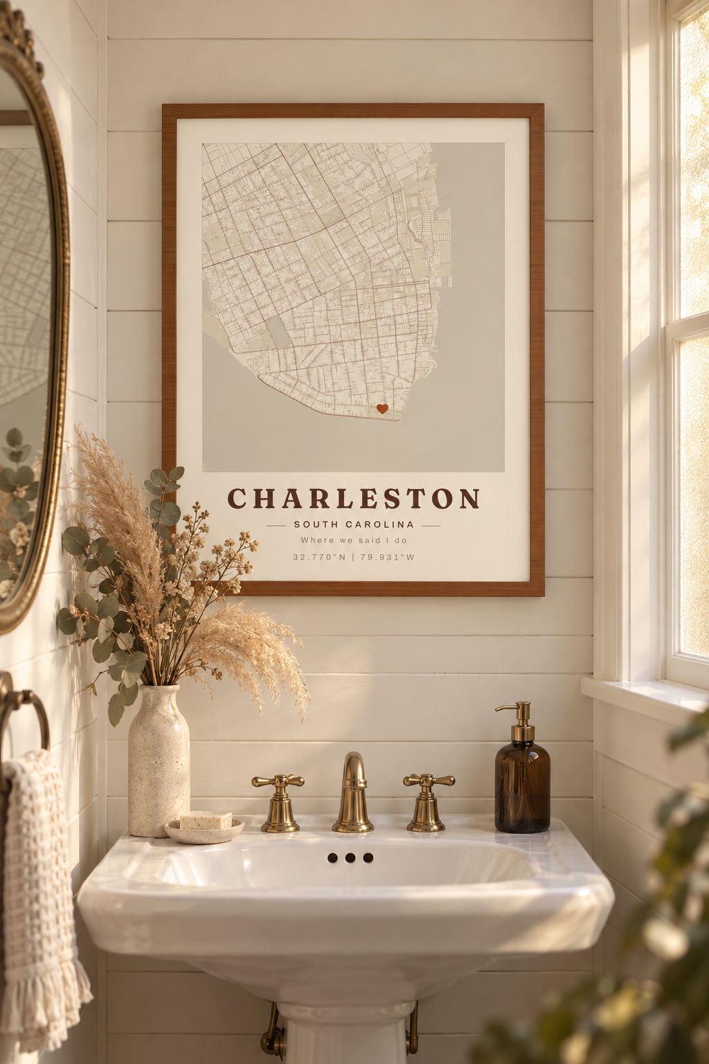 Wedding Venue Map Print, Personalized Where We Said I Do Gift lifestyle