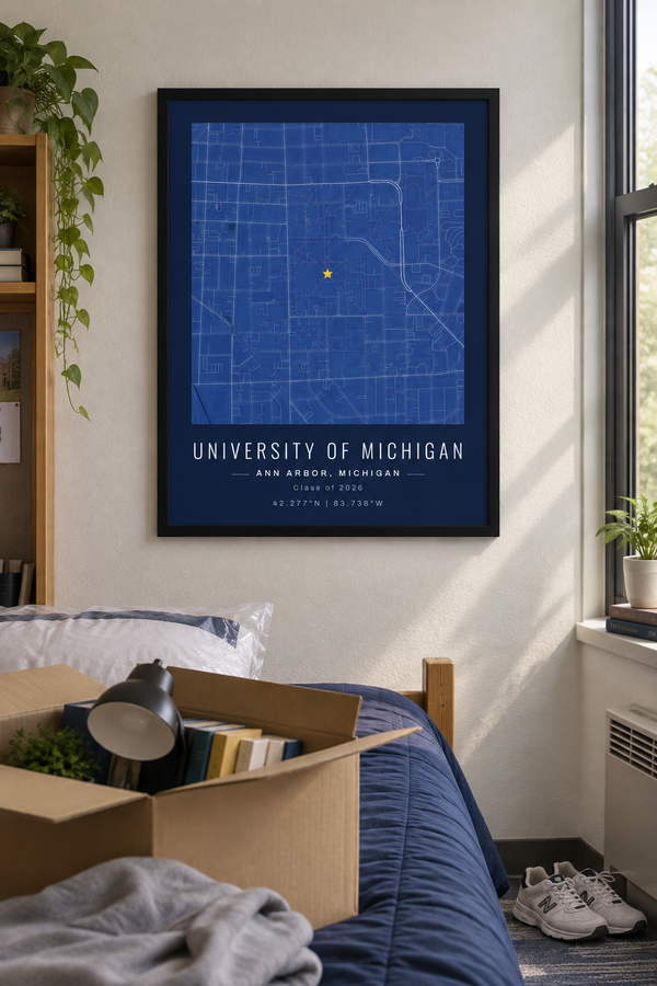 Class of 2026 College Map Print, Personalized Graduation Gift lifestyle