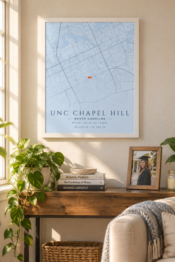 Alma Mater Map Print, Personalized College Graduation Gift lifestyle