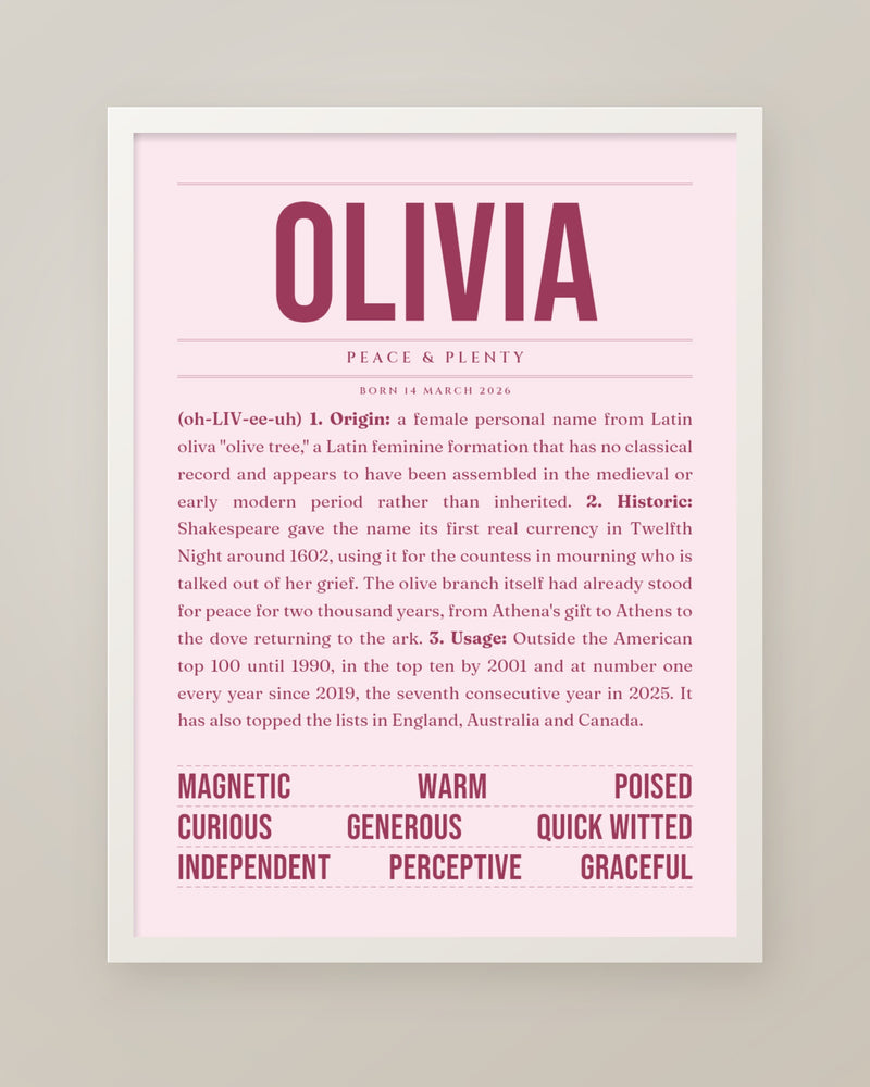 Custom Name Print